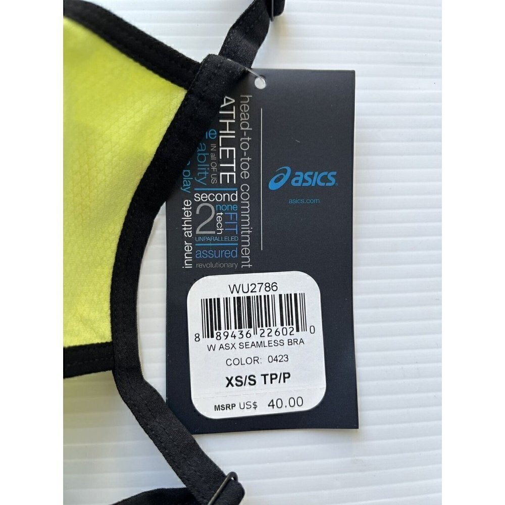 ASICS Womens Green Pistachio Seamless Active Casual Racerback Bra Size XS/S - Picture 8 of 9